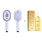 📢📢50 % de réduction⏰Brosse Électrique Cheveux – Spray Hydratant, Massage & Lissant Instantané✨📦
