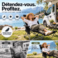 🪑 Fauteuil inclinable pliable à 4 positions + repose-jambes