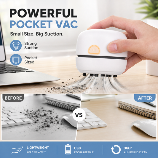 Mini-aspirateur portable pour bureau