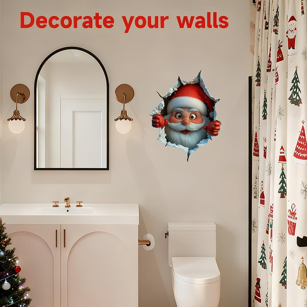 🎄Soldes de Noël 50 % de réduction🎅Autocollants muraux créatifs pour Noël