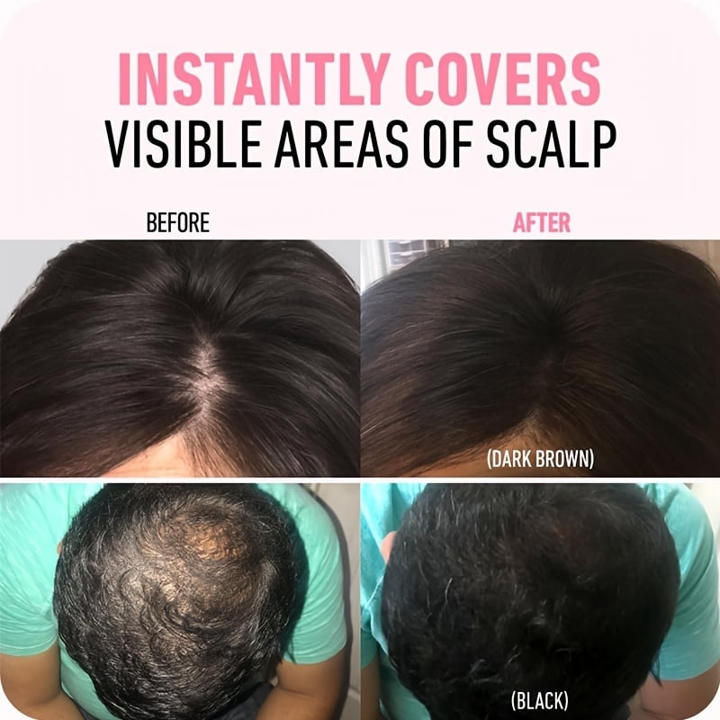 🔥💇‍♀️ PROMO SPÉCIALE 1 ACHETÉ, 1 OFFERT ! Poudre pour Racines & Repousses – Naturelle, Résistante à l'Eau, 8 Couleurs, Inclut Miroir & Houppette, Couverture Express ✨