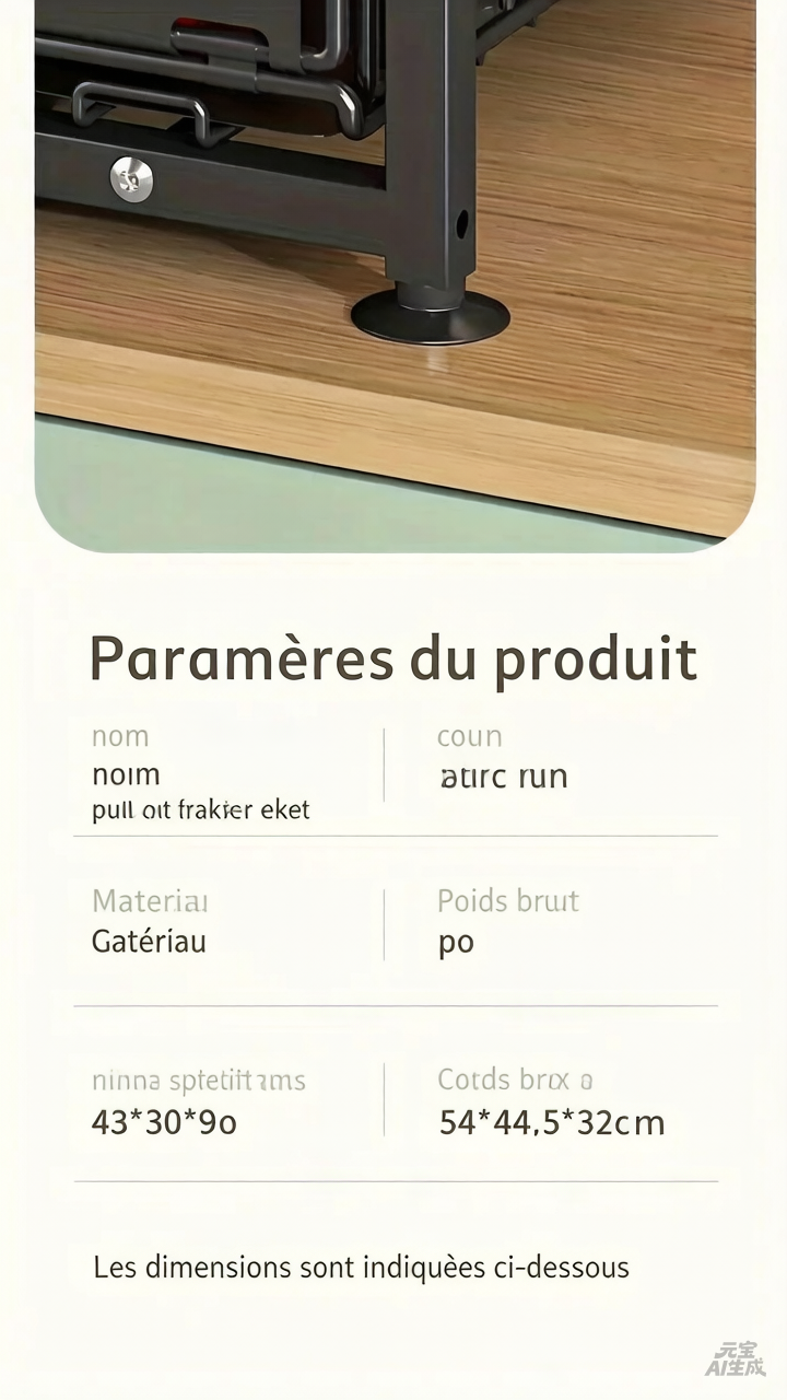 🧂✨ -50% | Organisateur Coulissant Réglable pour Sous Évier – Étagère de Rangement Multifonction pour Cuisine, Épices et Accessoires