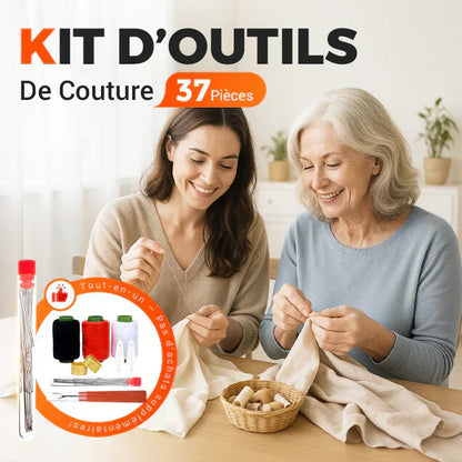 Kit de Couture 37 Pièces - Professionnel, Précision et Durabilité pour Créer et Réparer