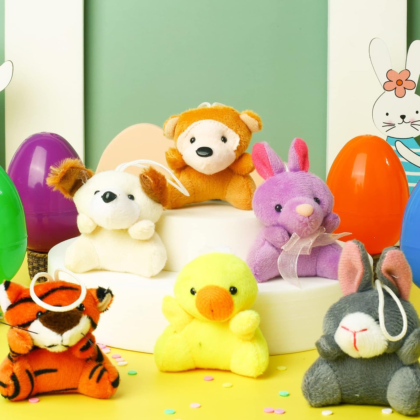 🥚Une Surprise dans Chaque Œuf ! | Collection de Mini Peluches Uniques | Couleurs Vives, Sans Bonbons🐰