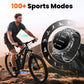 Montre Connectée Style Militaire pour Homme – Écran AMOLED 1,7", Batterie 1100 mAh, Étanche IP68, 110+ Modes Sport