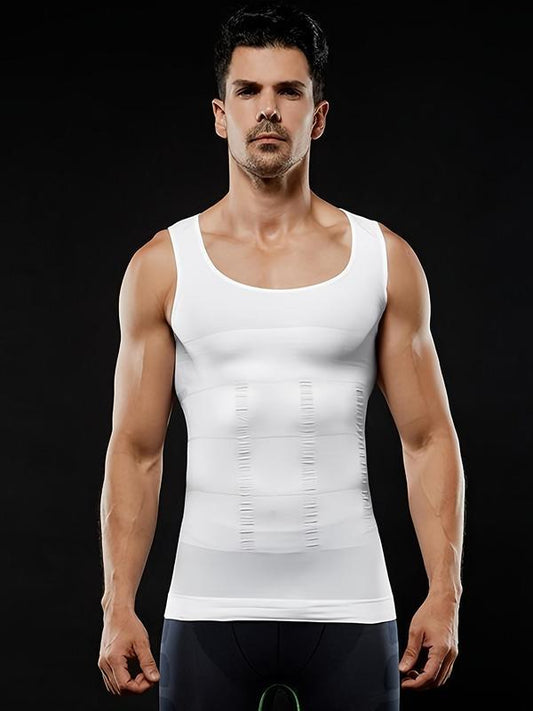 👕 50% DE RÉDUCTION 💪 T-shirt de compression ajusté sans manches – Sculptant & respirant – Parfait pour le fitness, le sport ou la mise en forme quotidienne – maintien et confort 🏃‍♂️✨