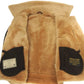 Blouson pilote classique B-3 - Blouson aviateur en cuir pour homme avec doublure en peau de mouton