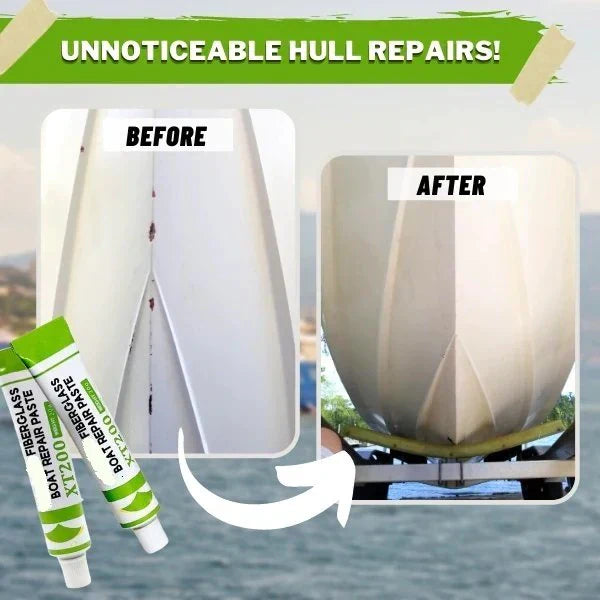🌊 PROMO LIMITÉE ACHETEZ-EN 1 OBTENEZ-EN 1 GRATUIT ! 💥 Pâte Réparation Bateau Fibre de Verre – Haute Adhérence, Facile à Poncer, Étanche ✨