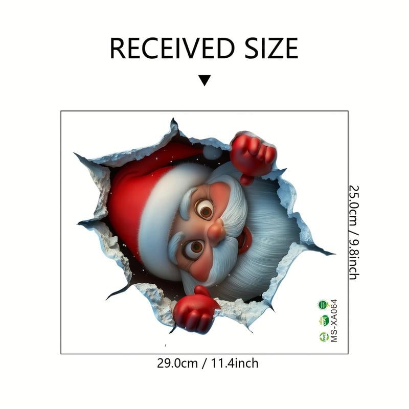 🎄Soldes de Noël 50 % de réduction🎅Autocollants muraux créatifs pour Noël