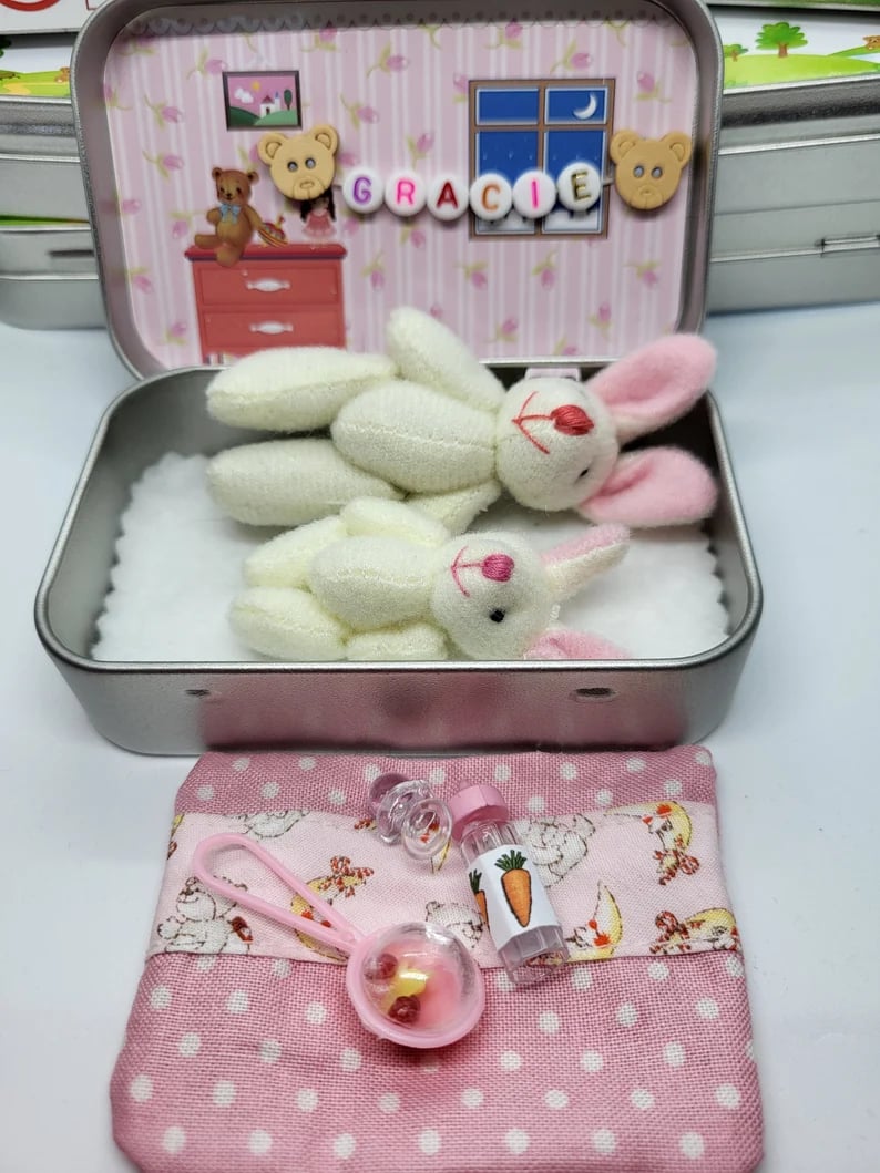 🐣 ACHETEZ 1, OBTENEZ 1 GRATUIT ! Peluche Lapin Maman & Bébé – Cadeau de Pâques Trop Mignon 🌸🧺【Offre Spéciale】