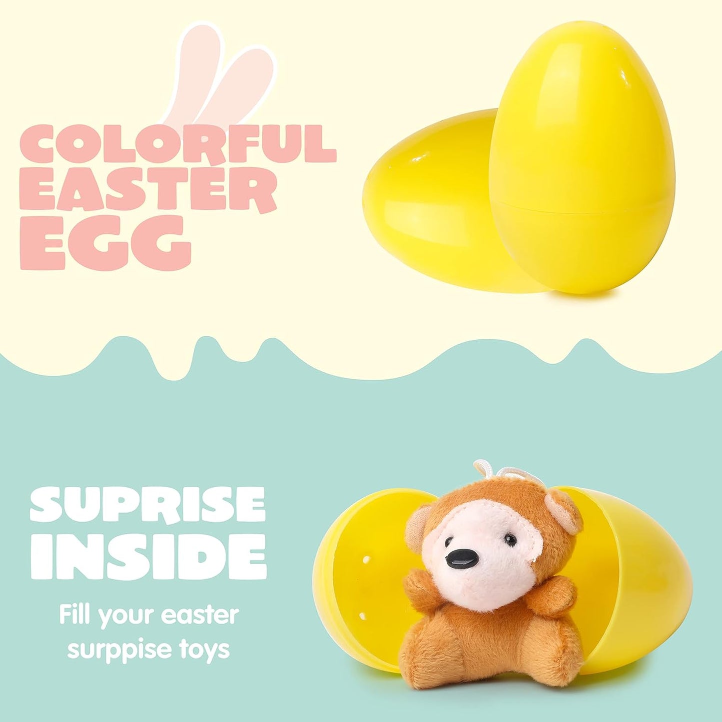 🥚Une Surprise dans Chaque Œuf ! | Collection de Mini Peluches Uniques | Couleurs Vives, Sans Bonbons🐰