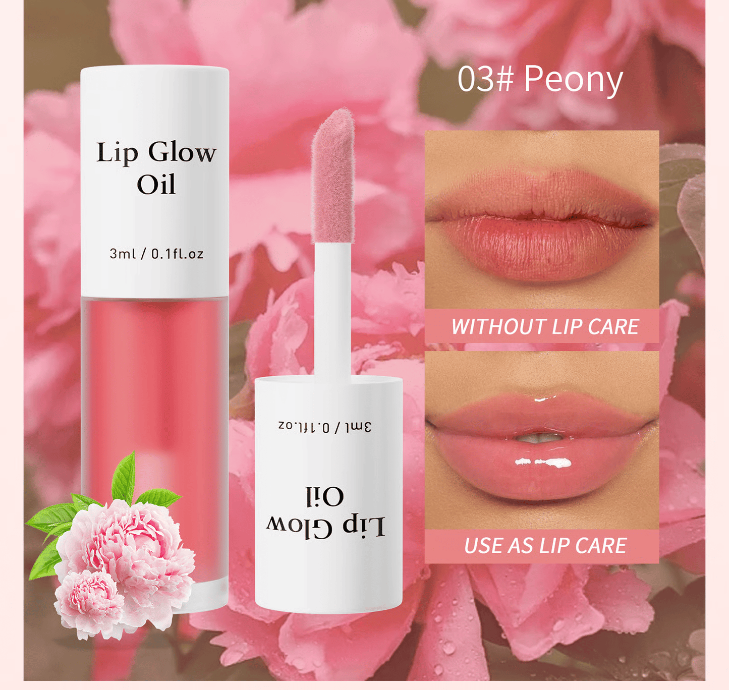 📢Achetez 1 obtenez 1 gratuitement💋Huile hydratante teintée pour lèvres coréenne – Vegan, 24h d’hydratation & fini glossy non collant✨