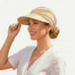 Visière Solaire UPF 50+ avec Trou pour Queue de Cheval | Casquette Pliable Plage & Golf Femme