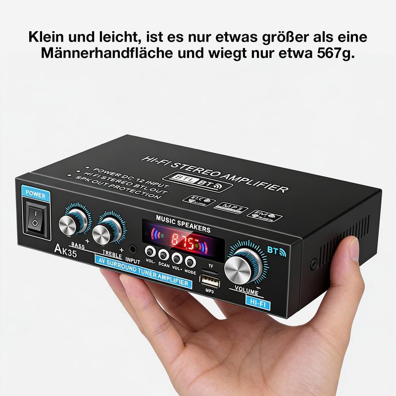 📢50% DE RÉDUCTION⏰Amplificateur stéréo AK35 pour la maison, audio Bluetooth 5.0, puissance maximale⚡