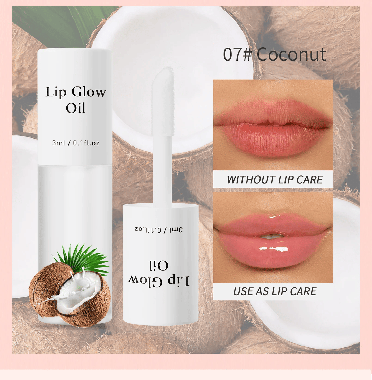 📢Achetez 1 obtenez 1 gratuitement💋Huile hydratante teintée pour lèvres coréenne – Vegan, 24h d’hydratation & fini glossy non collant✨