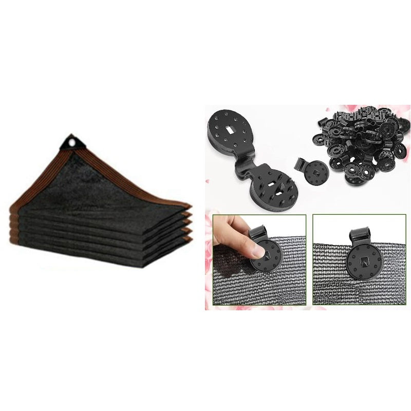 💥50% OFF🌿UV-Blocking HDPE Shade Net with Grommets✨