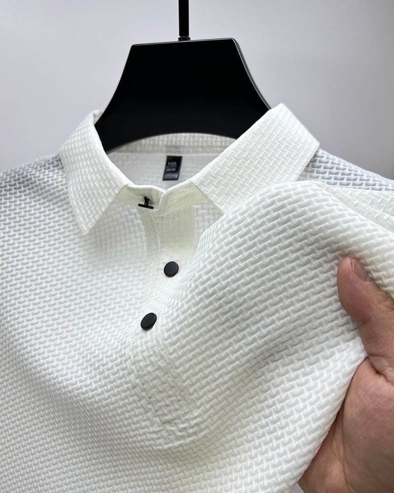 👔 50% DE RÉDUCTION ! ✨ Chemise Homme en Soie Glacée - Texture Luxueuse et Respirante pour Événements Élégants ou Quotidien 🎩🔥