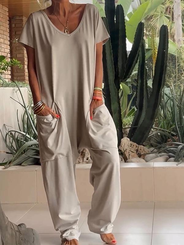 💕Combinaison unie pour femme