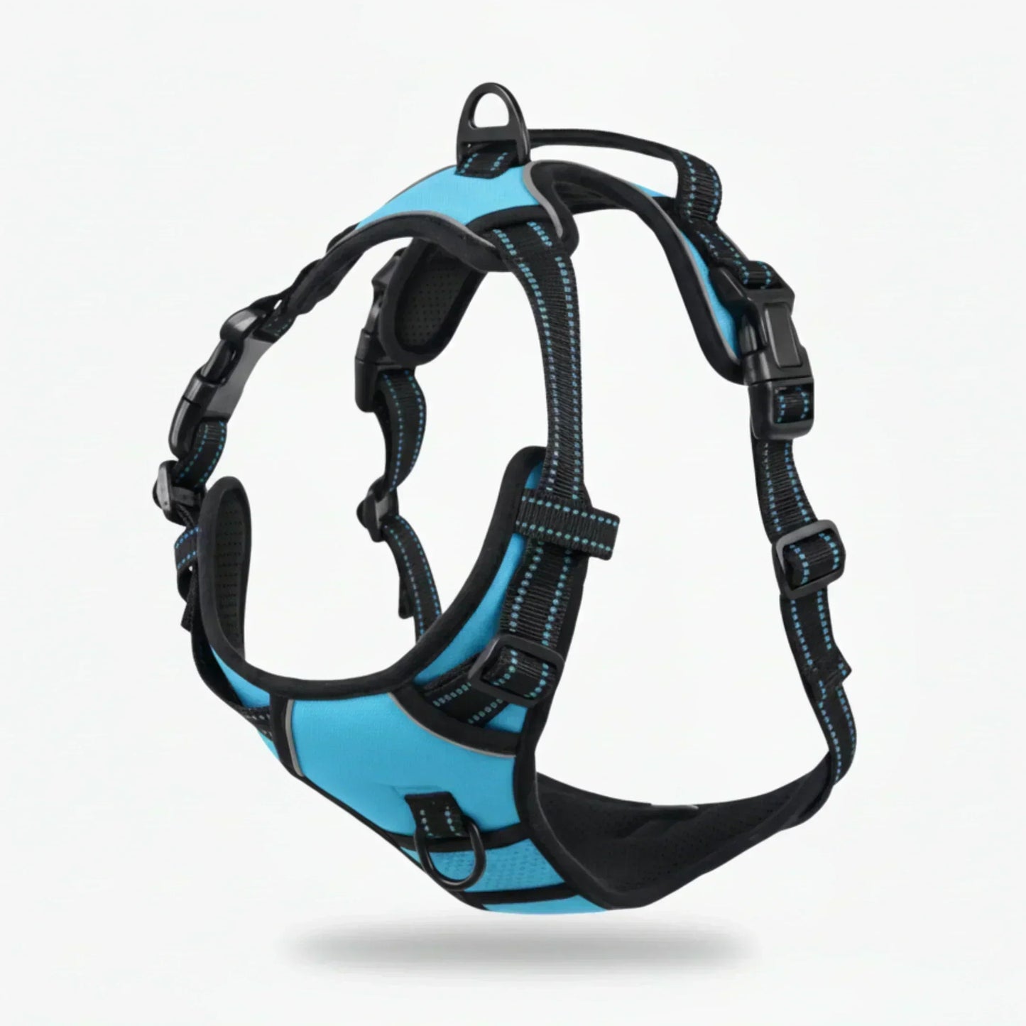 🐕 50% DE RÉDUCTION ! 🦵 Harnais Anti-Traction – Réfléchissant, respirant & avec deux points d'attache pour laisse 🌿