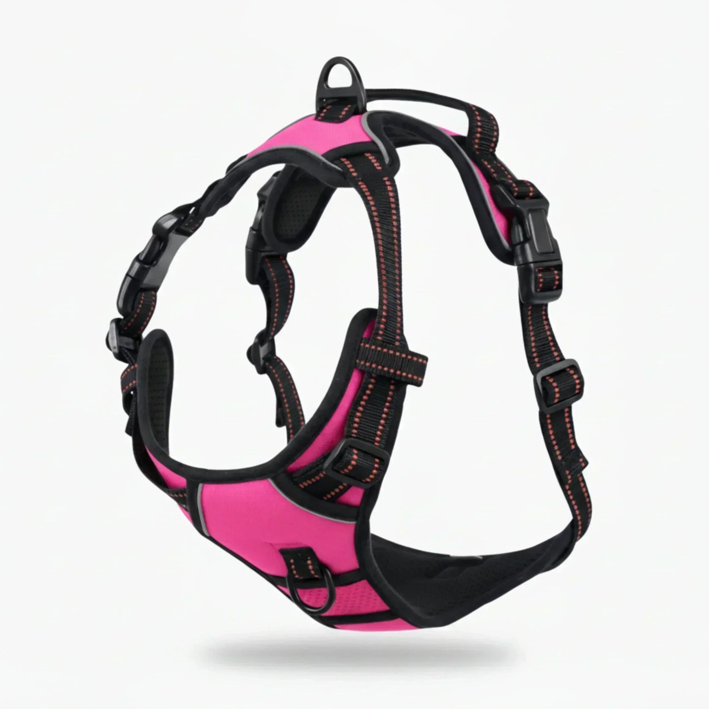 🐕 50% DE RÉDUCTION ! 🦵 Harnais Anti-Traction – Réfléchissant, respirant & avec deux points d'attache pour laisse 🌿