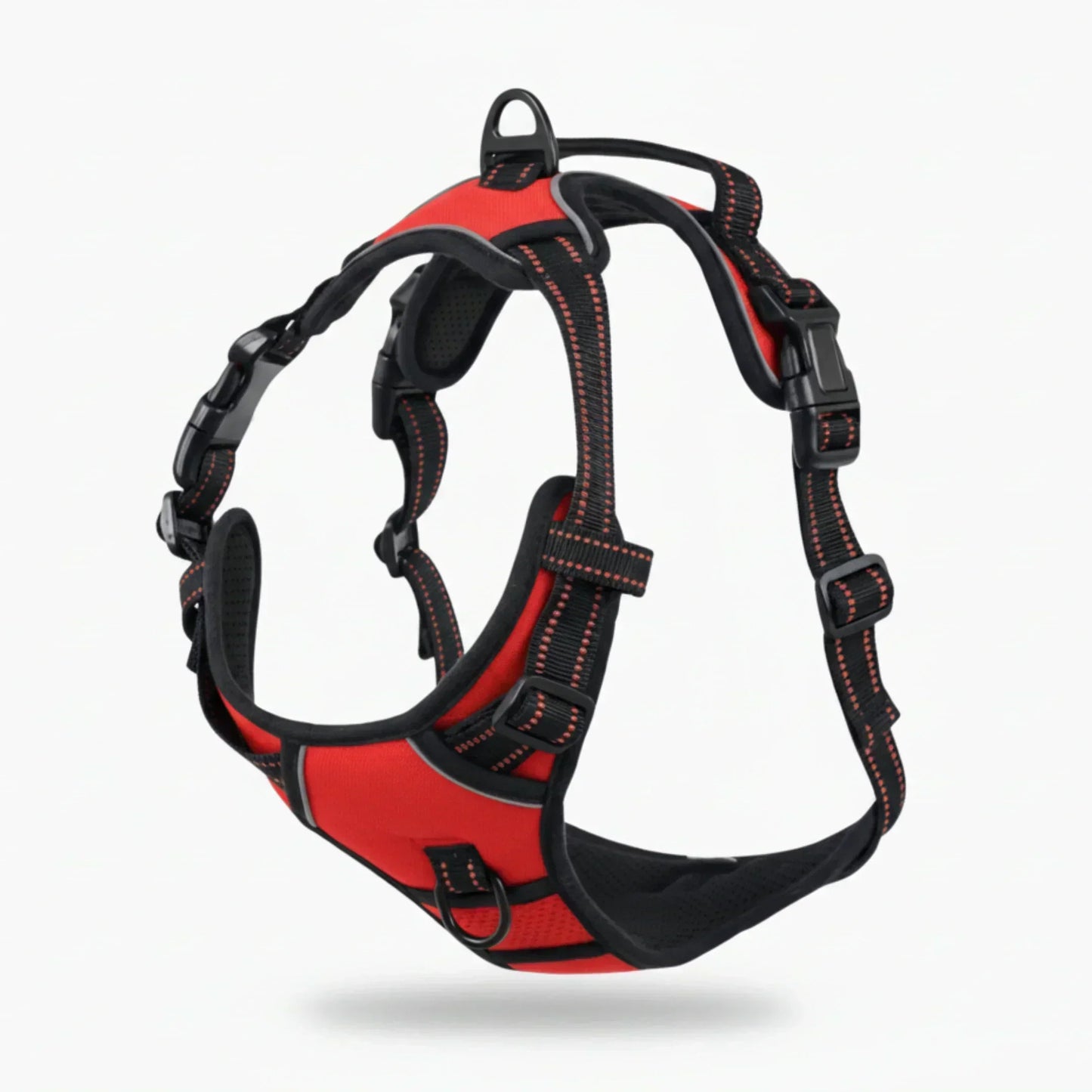 🐕 50% DE RÉDUCTION ! 🦵 Harnais Anti-Traction – Réfléchissant, respirant & avec deux points d'attache pour laisse 🌿