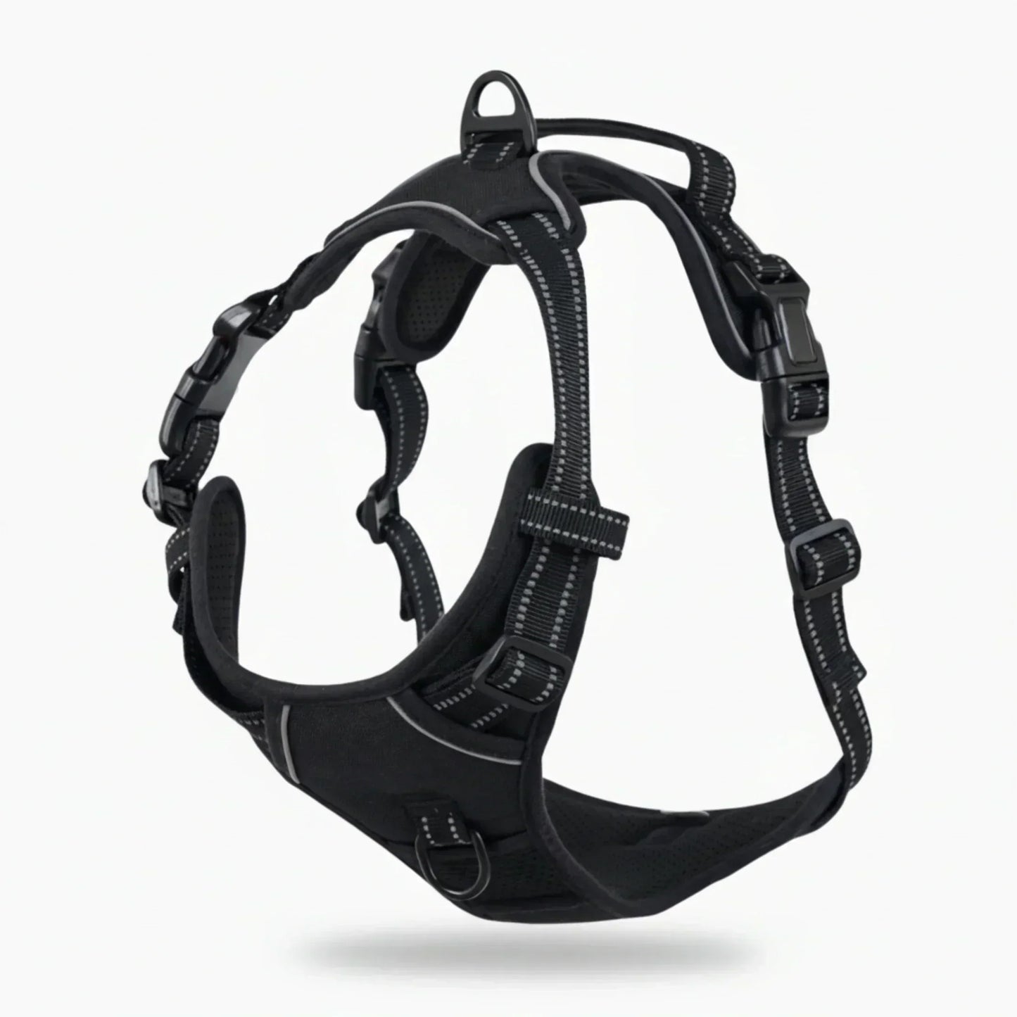 🐕 50% DE RÉDUCTION ! 🦵 Harnais Anti-Traction – Réfléchissant, respirant & avec deux points d'attache pour laisse 🌿