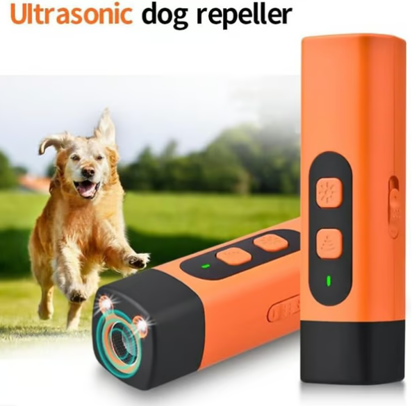 Dispositif Anti-Aboiements à Ultrasons – Répulsif Humain, Portée 15m, Efficace Chiens & Chats