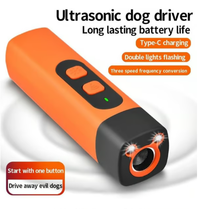 Dispositif Anti-Aboiements à Ultrasons – Répulsif Humain, Portée 15m, Efficace Chiens & Chats