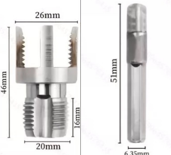 🔧 PROMO FLASH : 50% DE RÉDUCTION ! Outil de Filetage pour Tuyaux – Nettoyage & Refiletage, Acier Traité Thermiquement – 1/2″ & 3/4″ for Plomberie Pro & DIY ✨