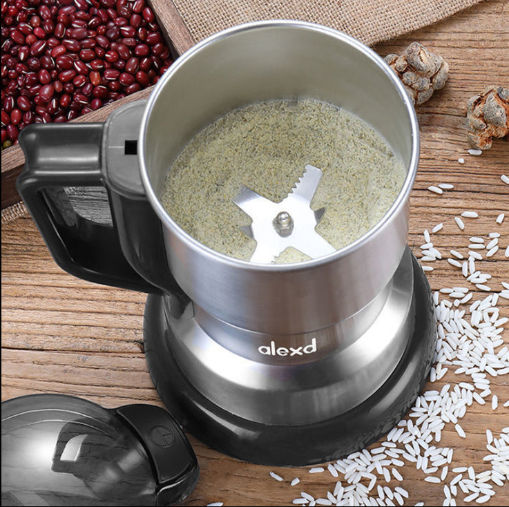 Mini Moulin Broyeur Électrique – Inox 316, Moteur Cuivre 400W Silencieux