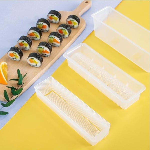 📢📢40% DE RÉDUCTION !! ⏰ Kit à Sushi 5-en-1 – HIPS – Moules Multifonctions & Facile à Nettoyer for Maison