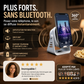 📱🔊 Support téléphone avec haut-parleur à induction, support stable et son amplifié pour bureau et chambre ✨