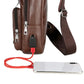 💼 Sacoche Multifonctionnelle Homme – Cuir PU – Multiples Poches & Compatible Ordinateur for Bureau & Voyages