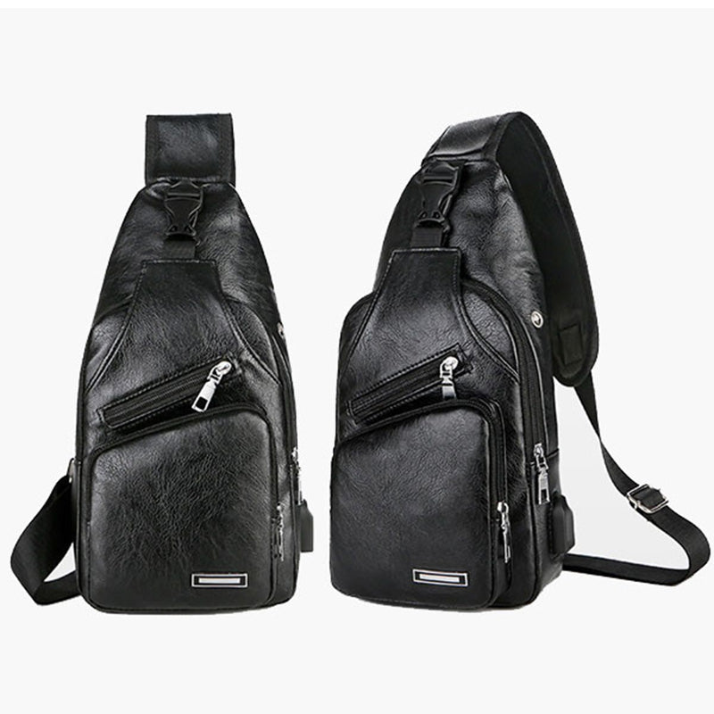 💼 Sacoche Multifonctionnelle Homme – Cuir PU – Multiples Poches & Compatible Ordinateur for Bureau & Voyages