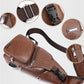💼 Sacoche Multifonctionnelle Homme – Cuir PU – Multiples Poches & Compatible Ordinateur for Bureau & Voyages