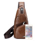 💼 Sacoche Multifonctionnelle Homme – Cuir PU – Multiples Poches & Compatible Ordinateur for Bureau & Voyages