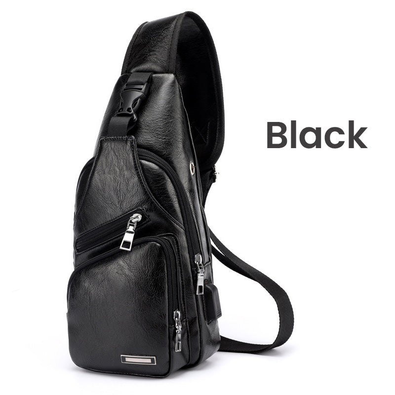 💼 Sacoche Multifonctionnelle Homme – Cuir PU – Multiples Poches & Compatible Ordinateur for Bureau & Voyages