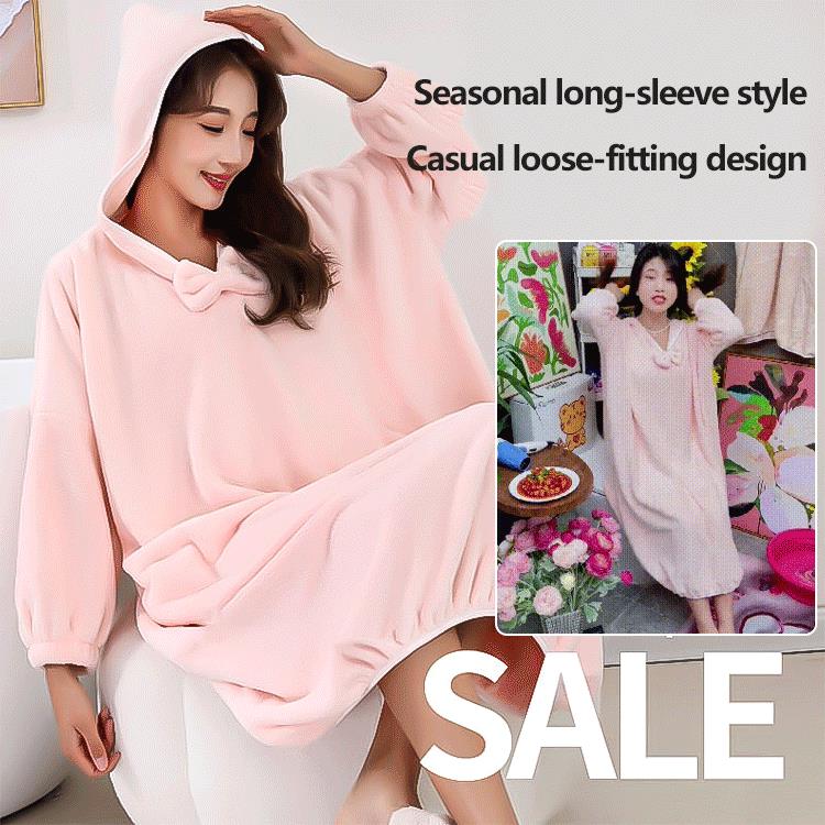 🎄SOLDES DE NOËL 50 % DE RÉDUCTION🎄Peignoir à capuche absorbant et à séchage rapide