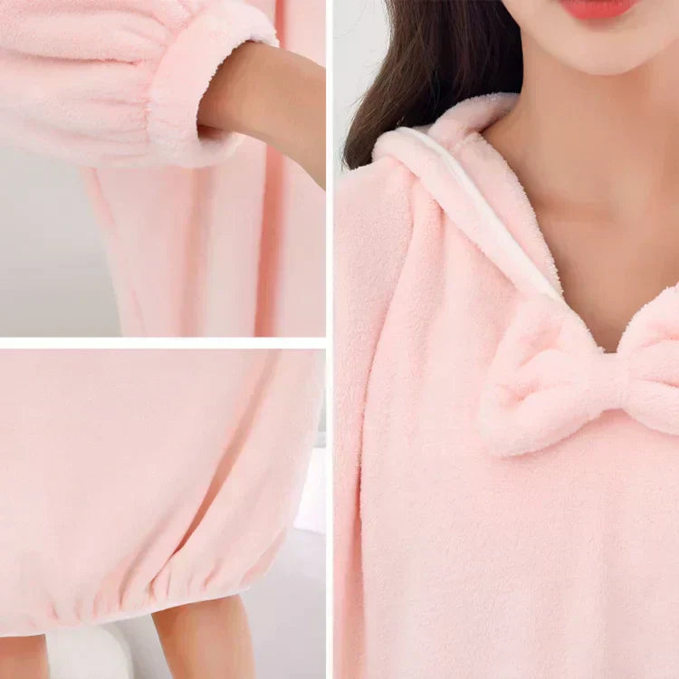 🎄SOLDES DE NOËL 50 % DE RÉDUCTION🎄Peignoir à capuche absorbant et à séchage rapide