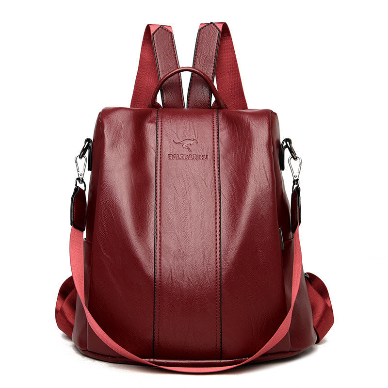 📢📢50 % DE RÉDUCTION !! ⏰ Sac à Dos Femme Grande Capacité – PU, Texture Gaufrée, Élégant 👜
