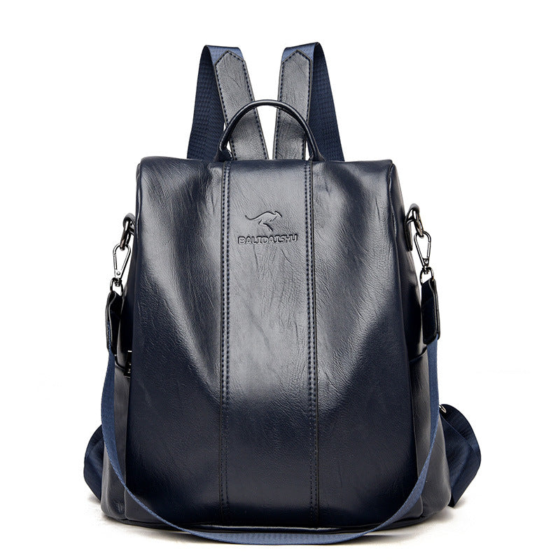 📢📢50 % DE RÉDUCTION !! ⏰ Sac à Dos Femme Grande Capacité – PU, Texture Gaufrée, Élégant 👜