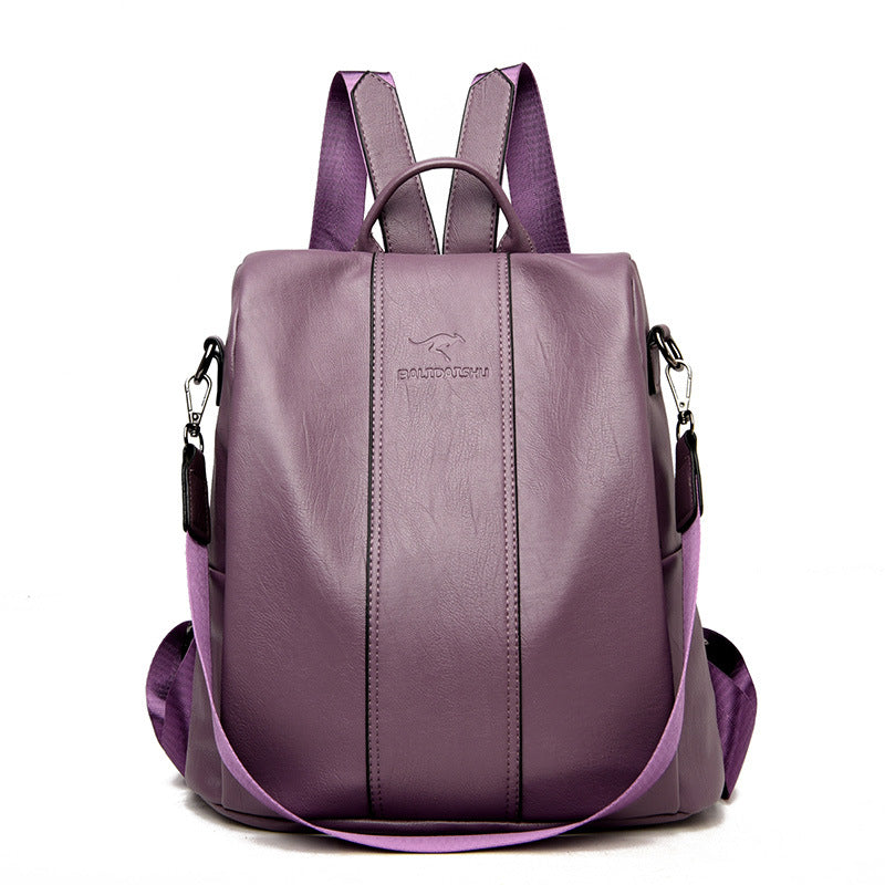 📢📢50 % DE RÉDUCTION !! ⏰ Sac à Dos Femme Grande Capacité – PU, Texture Gaufrée, Élégant 👜