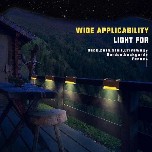 📢📢40% DE RÉDUCTION !! ⏰ Lampes Solaires Étanchers pour Terrasse – ABS – LED Blanc Chaud & Auto-Allumage for Extérieur