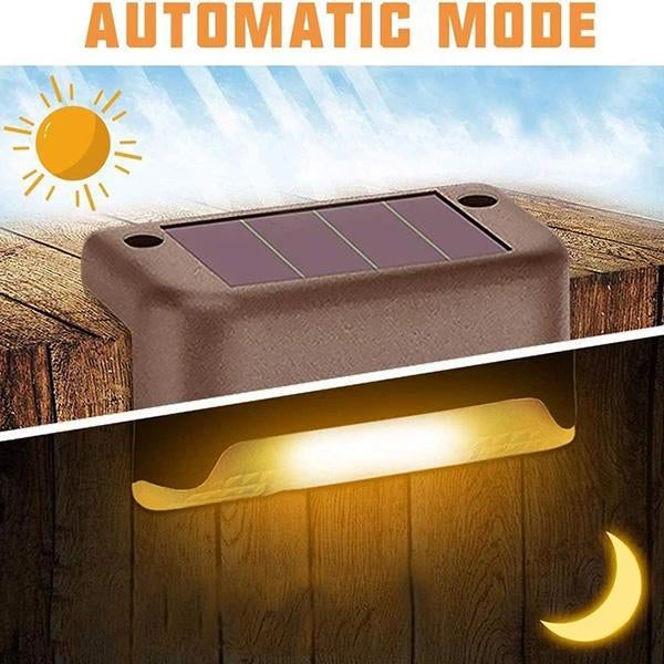 📢📢40% DE RÉDUCTION !! ⏰ Lampes Solaires Étanchers pour Terrasse – ABS – LED Blanc Chaud & Auto-Allumage for Extérieur