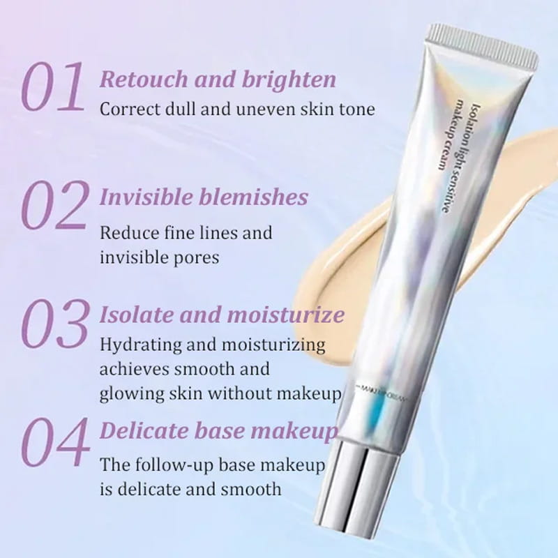 Crème de maquillage longue tenue, hydratante et résistante à l’eau