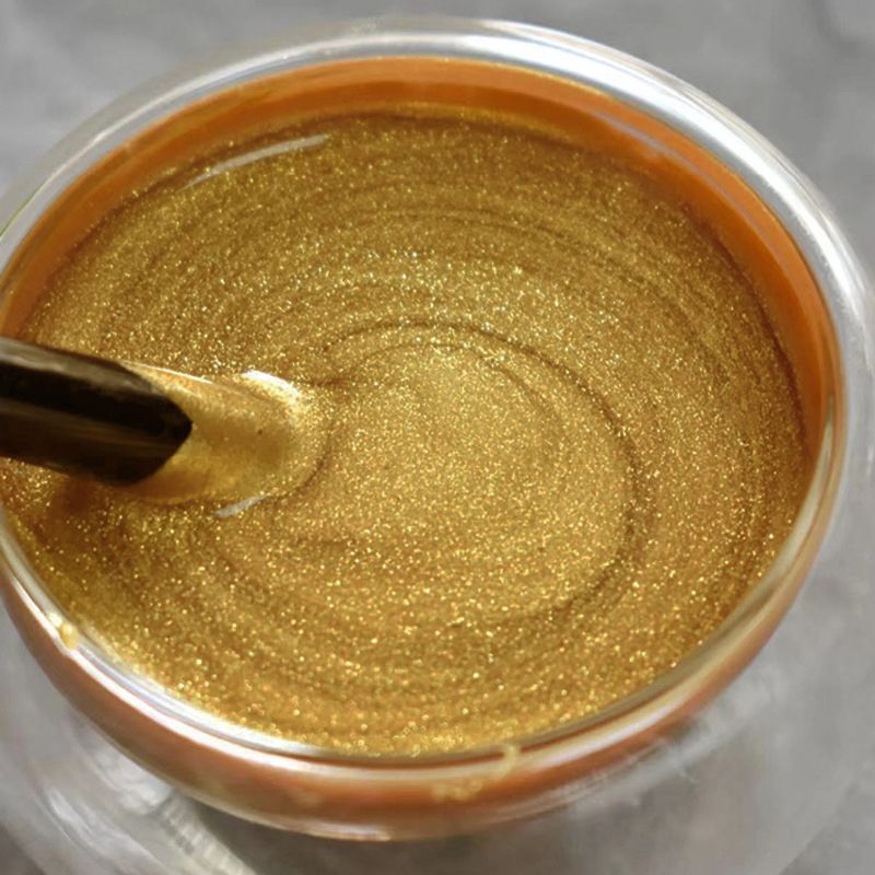 📢📢50 % de réduction !!!⏰Peinture dorée à base d'eau résistante aux intempéries💛