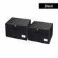 👟 50% DE RÉDUCTION! 📦 Organisateur de Chaussures – 16 compartiments, séparateurs réglables & couvercle transparent – Tissu Oxford – Gris/Noir ✨