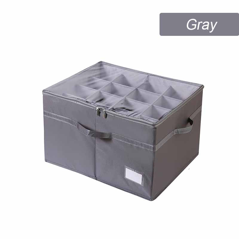 👟 50% DE RÉDUCTION! 📦 Organisateur de Chaussures – 16 compartiments, séparateurs réglables & couvercle transparent – Tissu Oxford – Gris/Noir ✨