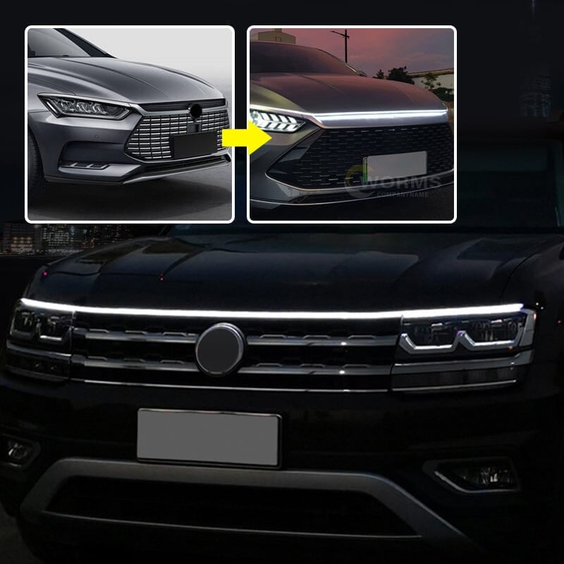 ✨ Vente 2026 — Plus de 31 300 vendus!🚗 Éclairage LED pour Capot Scan Start dynamique