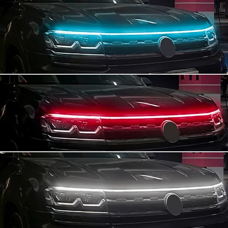 ✨ Vente 2026 — Plus de 31 300 vendus!🚗 Éclairage LED pour Capot Scan Start dynamique